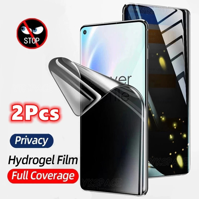 Realme GT5Pro GT6T GT6 1-2 ชิ้น 400D Anti Spy ความเป็นส่วนตัวฟิล์ม Hydrogel นุ่มสําหรับ Realme GT5 P