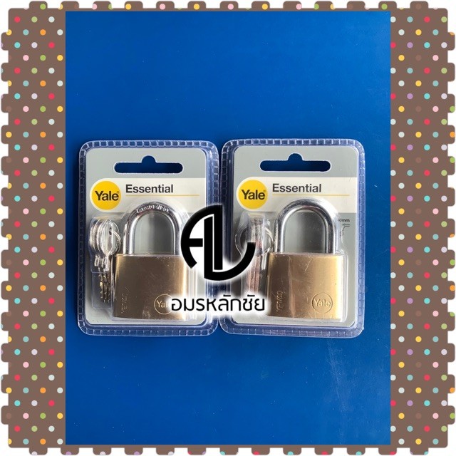 โจรไม่กล้า กุญแจ Yale ขนาด 40mm,50mm กุญแจระบบสปริง กุญแจคอสั้น กุญแจประตูyale