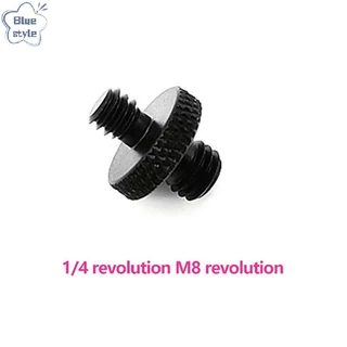 Bluestyle สกรูแปลง Dual Nuts ขาตั้งกล้อง Mount สกรู 1/4 ถึง M4 M5 M6 M8 M10 นิ้วโปรเจคเตอร์ Bracket อะแดปเตอร์แปลงสําหรับกล้องขาตั้งกล้องการถ่ายภาพอุปกรณ์เสริมใหม่