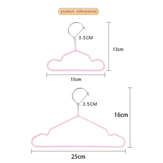 SUTEE 10 ชิ้นไม้แขวนเสื้อสัตว์เลี้ยง,ลื่น DIY ไม้แขวนเสื้อสัตว์เลี้ยง,โลหะสีทึบ MINI Coat Hanger Mini Pet Store