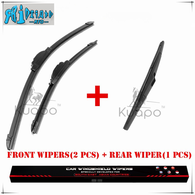 (หน้า+หลัง 3 ชิ้น) ชุดใบปัดน้ําฝน Ford ESCAPE สําหรับ (เลือกรุ่นของคุณ) Eskape SUV Car Window Wipers Bundle (ประเภทกล้วย+ หลัง) โดย เมีย ราคา ถูกที่สุด ดีลบีเคเค แกลเลอรีภาพที่ 2