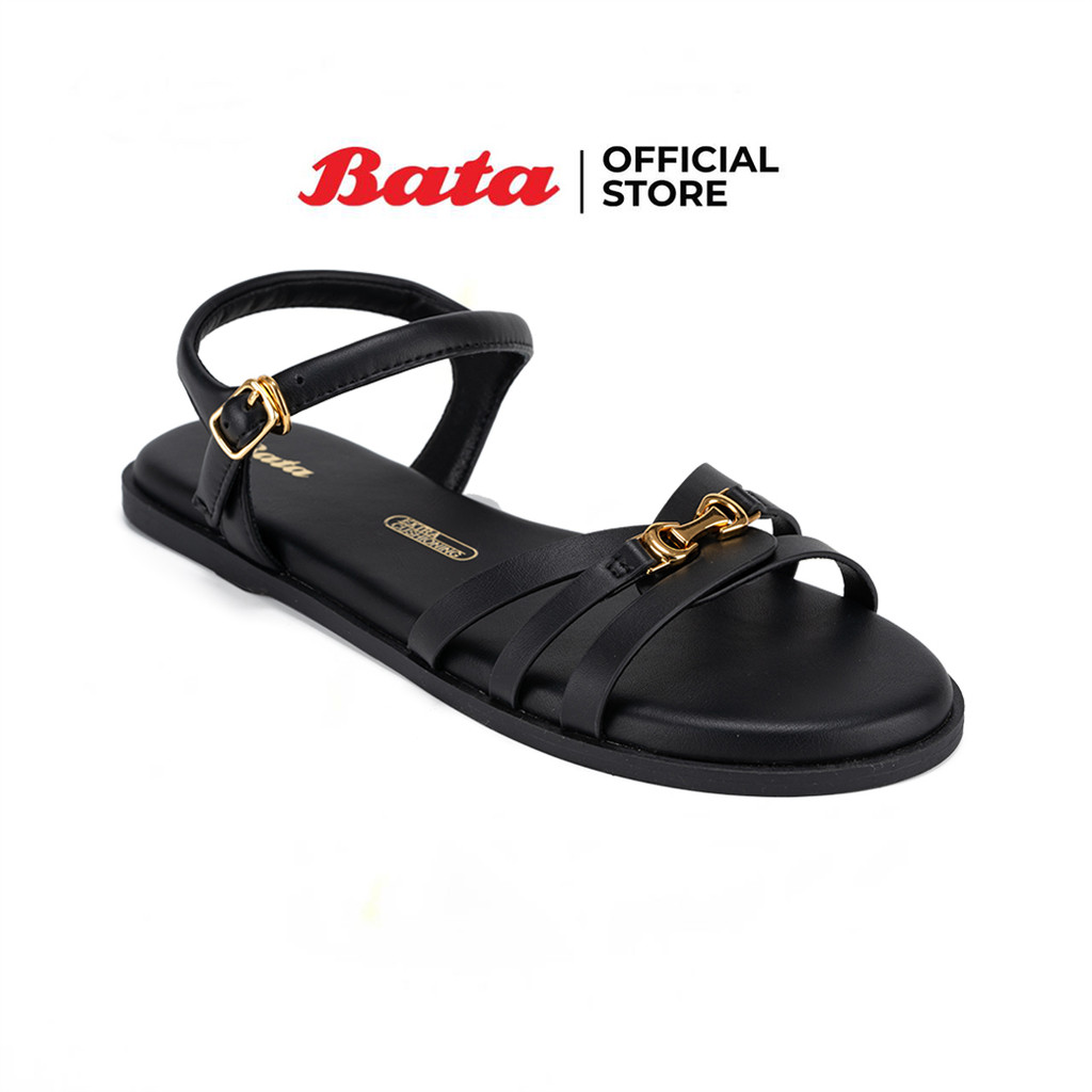 Bata บาจา รองเท้าแตะแฟชั่นแบบรัดส้น สวมใส่ง่ายน้ำหนักเบา สำหรับผู้หญิง รุ่น SOAKA สีแดง 5315084 สีดำ 5316084