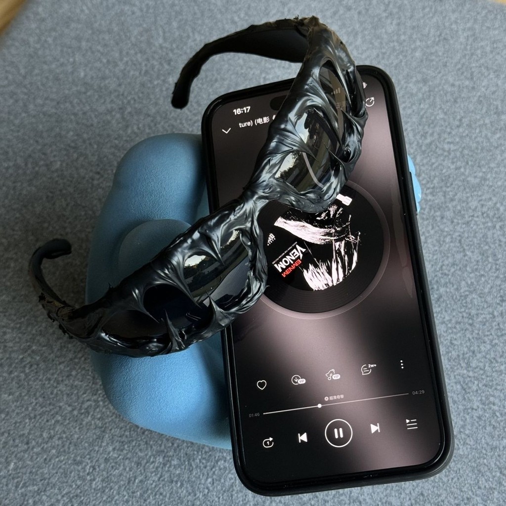 ✨Pi0neeR Venom แว่นกันแดดเรซิ่นแฮนด์เมด avant-garde สไตล์ gothic