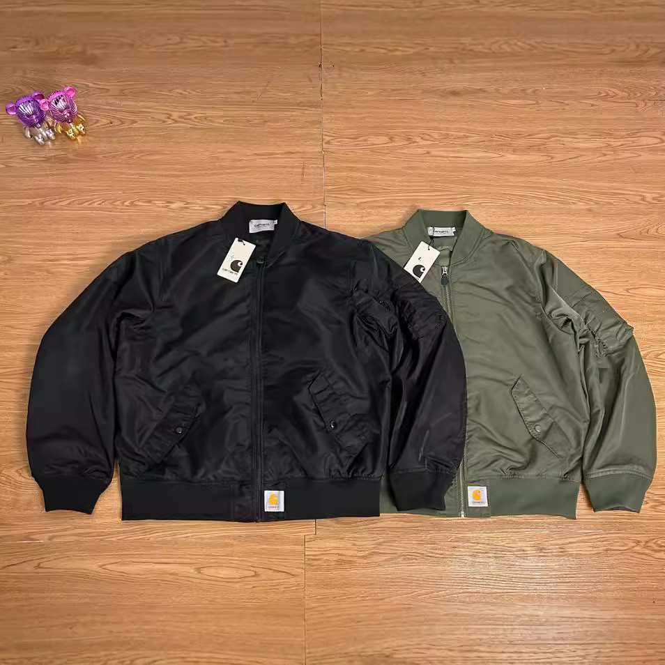Carhartt carhartt carhartt Detroit San Duffy Flight Suit Zipper Pocket ชุดเบสบอลเสื้อแจ็คเก็ต