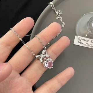 สร้อยคอโบว์สุดน่ารัก พร้อมส่ง