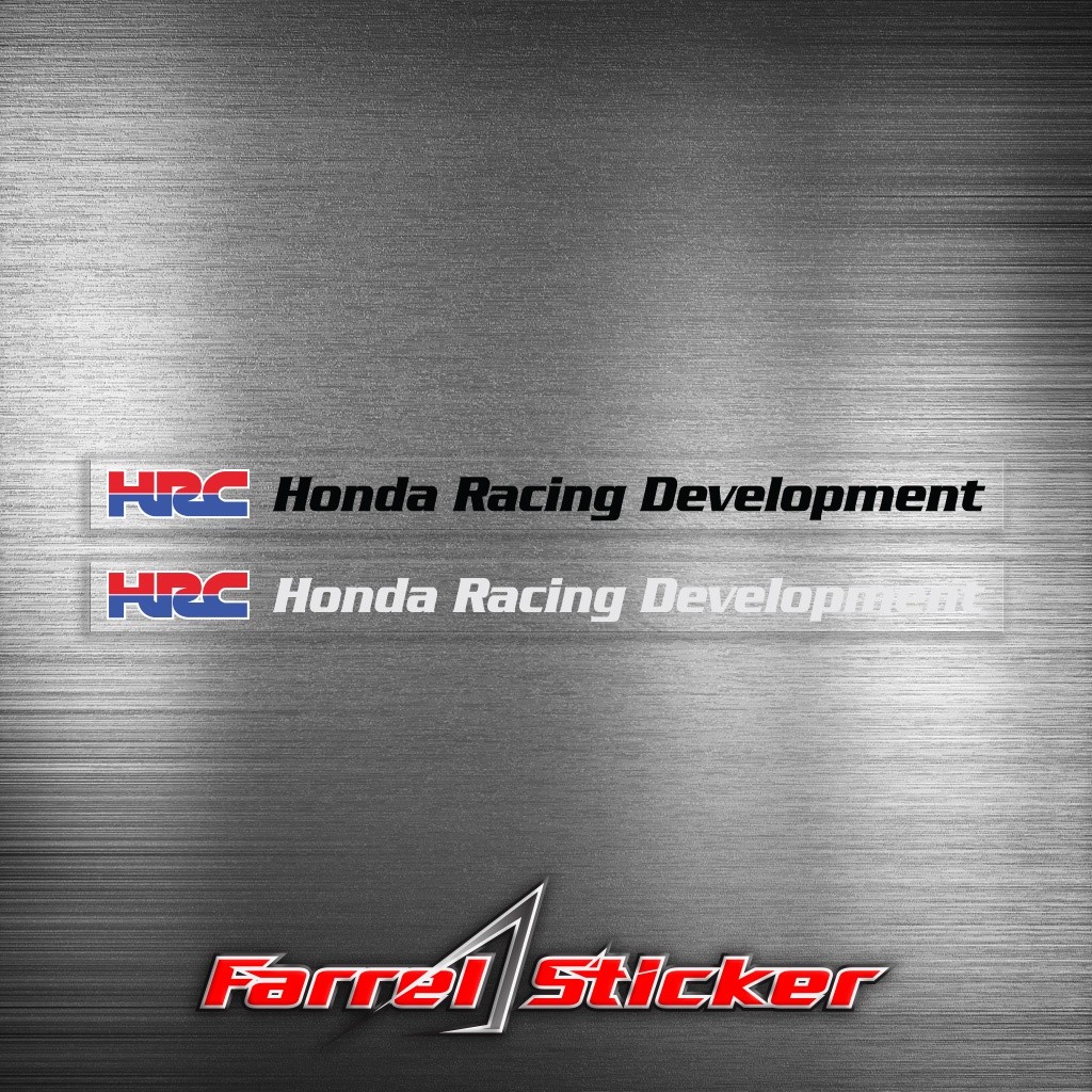 สติ๊กเกอร์ HRC สติ๊กเกอร์พัฒนารถแข่ง HONDA