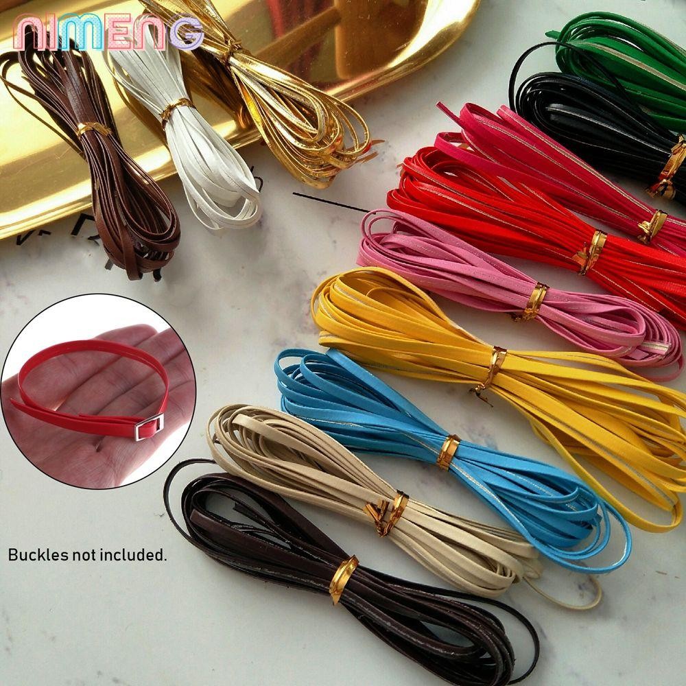 นิมิง ตุ๊กตาเข็มขัดเอว 10 สี กว้าง 3/5 มม. ยาว 50 ซม. อุปกรณ์เสริมเสื้อผ้า