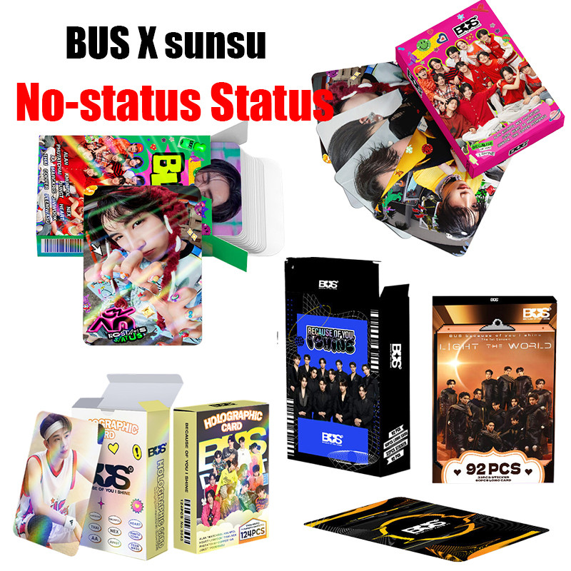92 ชิ้น BUS เพราะคุณ I Shine No-Status Status Lomocard BUS Photocard AA HEART ตกแต่ง Idol ของสะสม