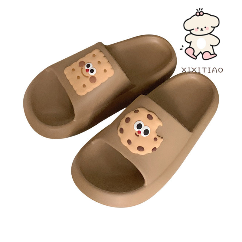 Xixitiao รองเท ้ าแตะฤดูร ้ อนบ ้ านในร ่ มสไตล ์ ใหม ่ น ่ ารักสบายนุ ่ มหนา Sole