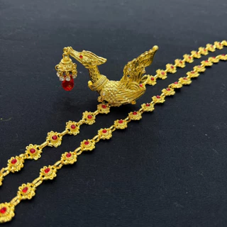 Fashion jewele หงส์ อุปกรณ์ DIYสร้อยสังวาลย์ ￼หงส์ติดไหล่สวย ๆ เครื่องประดับชุดไทย พร้อมส่ง