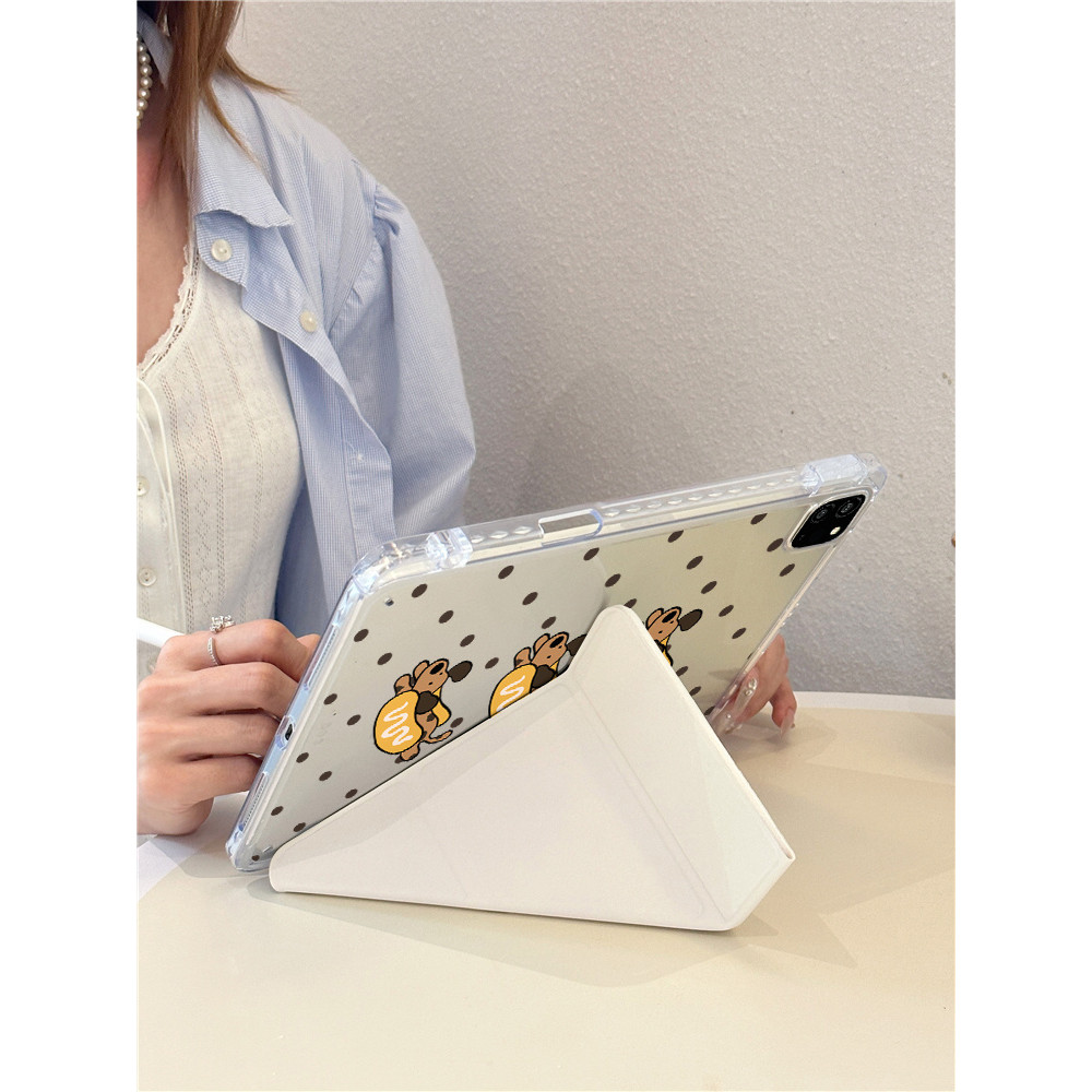ใหม่สีน้ําตาลการ์ตูน Polka Dot Dachshund พิมพ์  เคสไอแพด air4 เคส ipad gen9 เคส ipad case ipad gen 10 case ipad air5  case ipad air 6 ปากกา iPad iPad 10th Generation แท็บเล็ตป้องกันกรณี Air6 ช่องเสียบปากกา MINI7 Shock-proof 10.9 Flip case iPad Simple ราคา ถูกที่สุด ดีลบีเคเค แกลเลอรีภาพที่ 5