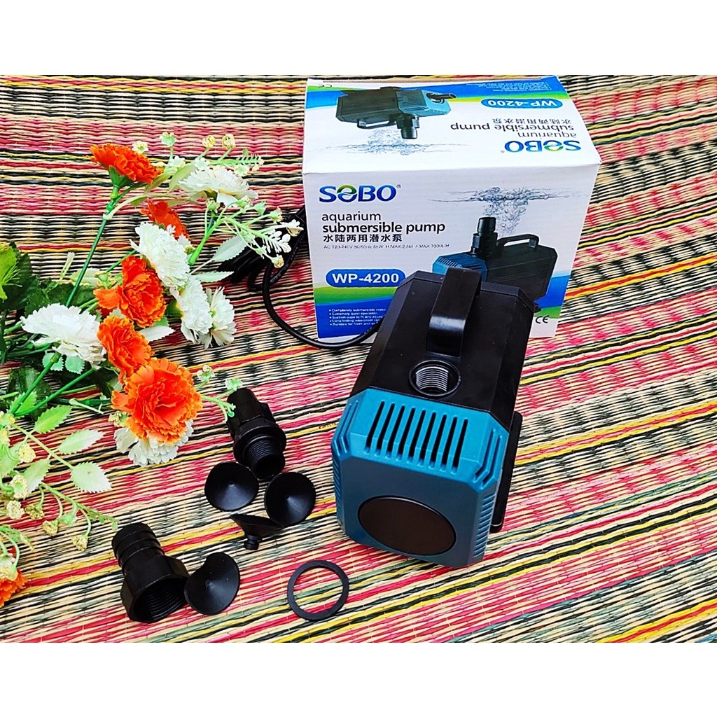 ปั๊มน้ำ SOBO WP-4200 ปั๊มน้ำคุณภาพยอดนิยม (ราคาถูก)คุณภาพดี WP4200 ส่งจาก กทม