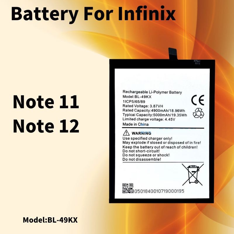 แบตเตอรี่สําหรับ for INFINIX NOTE 11 / NOTE 12 แบต G96 BL-49KX