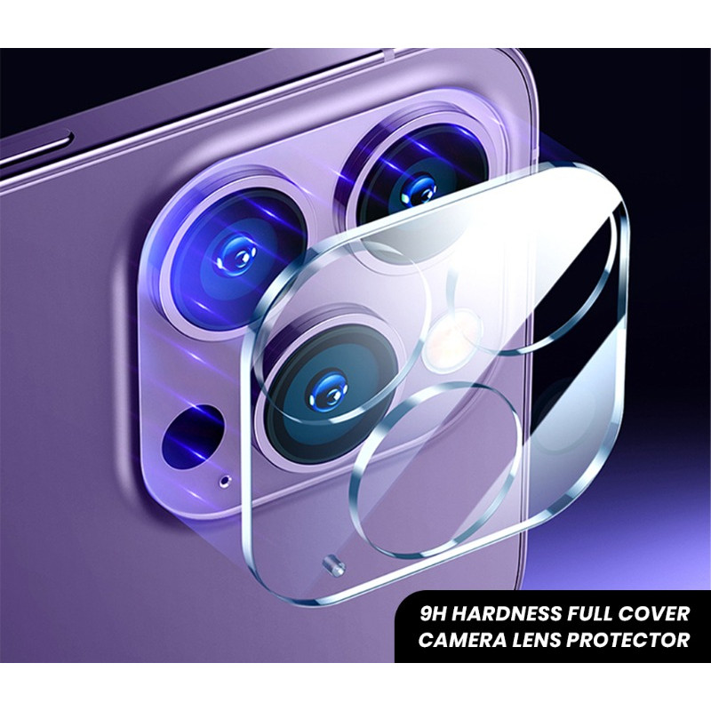 9h เลนส์กล้องคลุมทั้งหมดกระจกนิรภัยสําหรับ iPhone 16 15 14 13 12 11 Pro Max Plus Mini 16E Ultra Thin