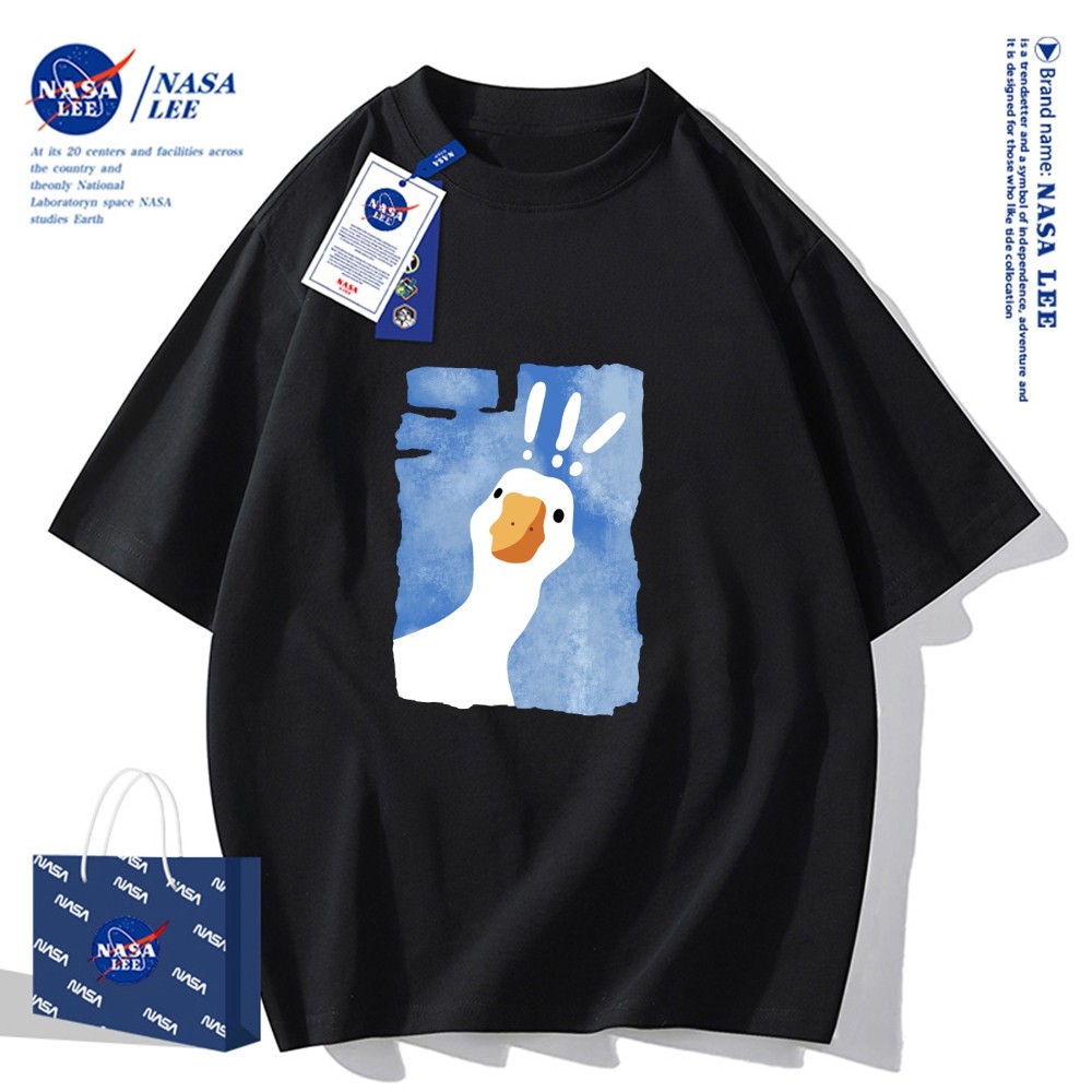 ผ้าฝ้าย 100% เหมาะสําหรับคนหนุ่มสาวลายปั๊มเป็ดน่ารัก