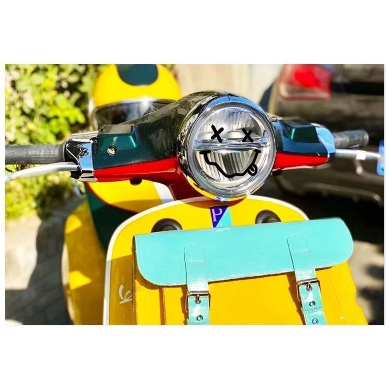 สติ๊กเกอร์หน้ายิ้มแต่งไฟหน้ารถ Piaggio Vespa Sprint GTS 300/Wave 100/Gpx Demon 150/Gr G310gs/Gpx 200/S1000rr/Fino/Pcx thumbnail 5