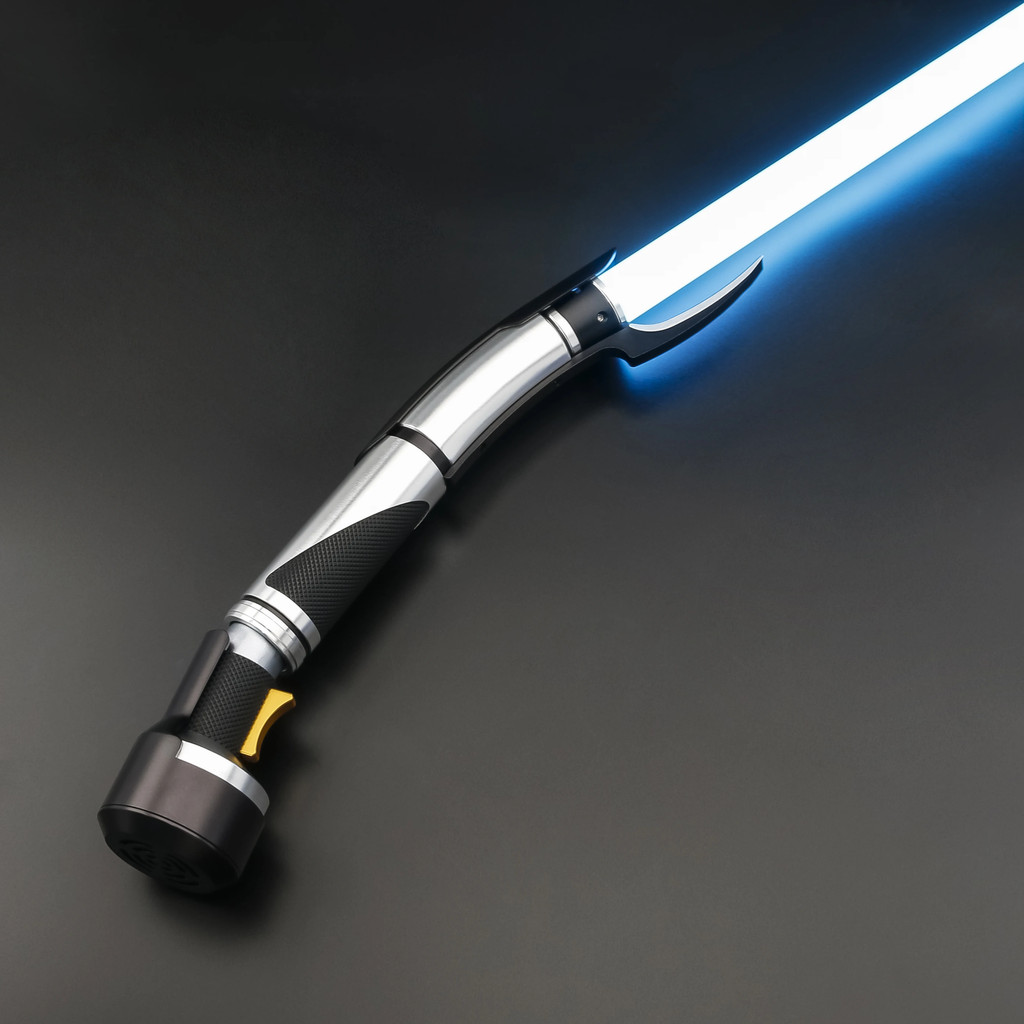 TXQSABER Boazgrains B37 Dooku โลหะ Lightsaber, Smooth Swing App ควบคุมโลหะ Hilt Laser Saber