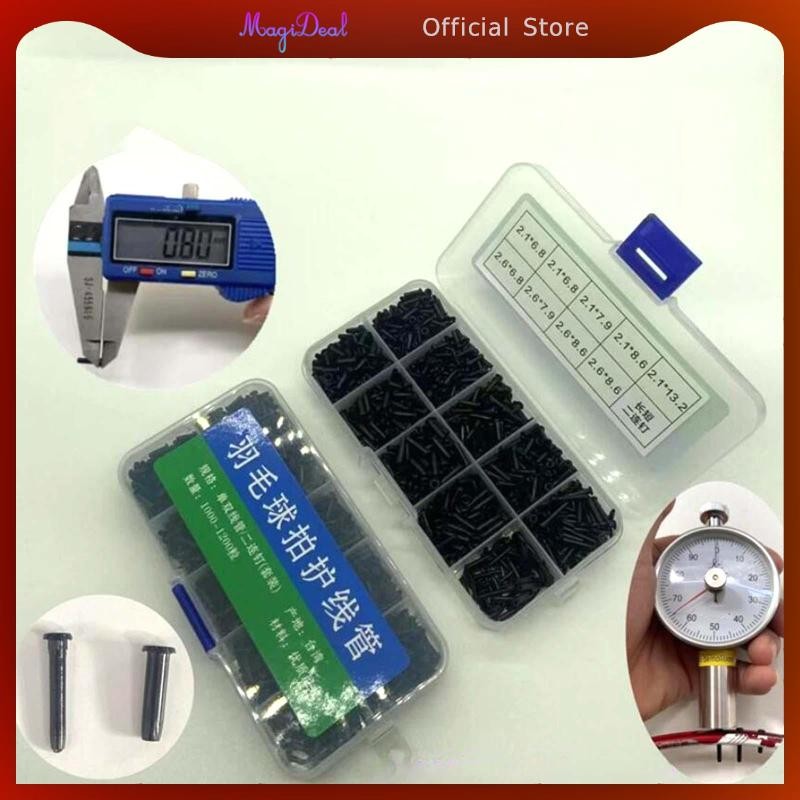 Magideal ไม้แบดมินตัน Racquet Grommets ตาไก่เปลี่ยน Stringing อุปกรณ์เสริม String Protector สําหรับแบดมินตันซ่อม