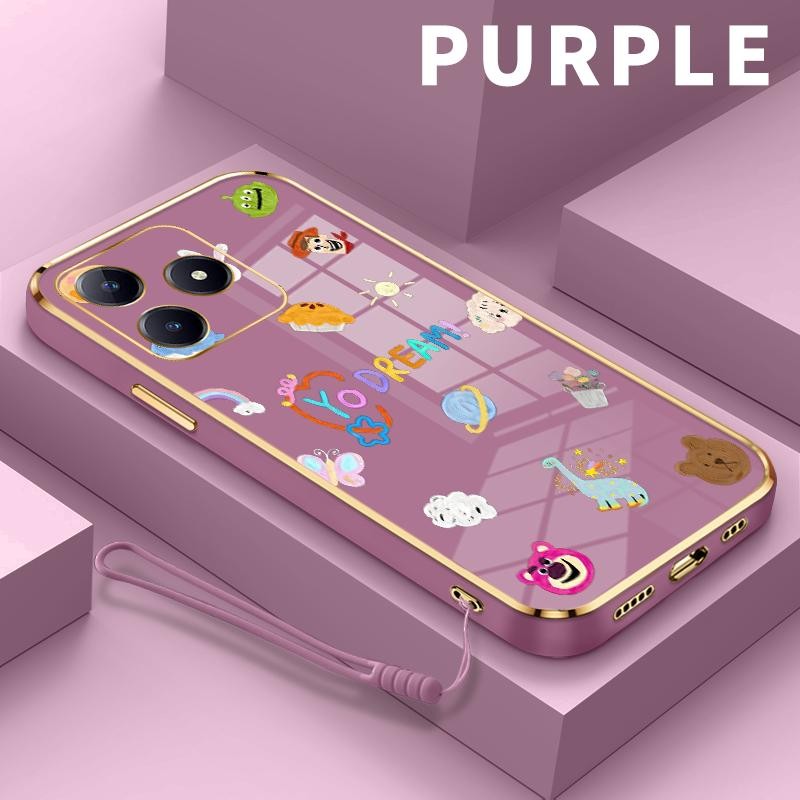 ปลอกสําหรับRealme C63 C2 2019 2020 C1 2018 C11 2020 C11 2021 C12 C15 C17 C20 C20A C21 C21Y C25 C25s 