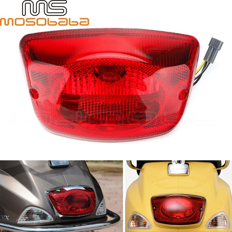 เหมาะสําหรับ Biajo 125 VESPA LX IE E3 3V ดัดแปลงไฟท้ายด้านหลังไฟเบรคด้านหลังไฟเลี้ยวด้านหลัง