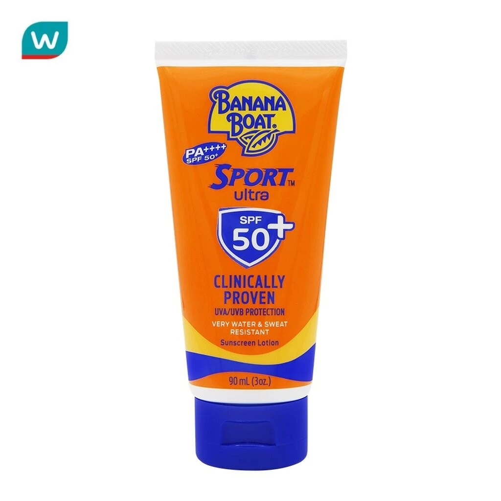 Banana Boat บานาน่า โบ๊ท สปอร์ต อัลตร้า ซันสกรีน โลชั่น เอสพีเอฟ 50+ พีเอ++++ 90 มล.