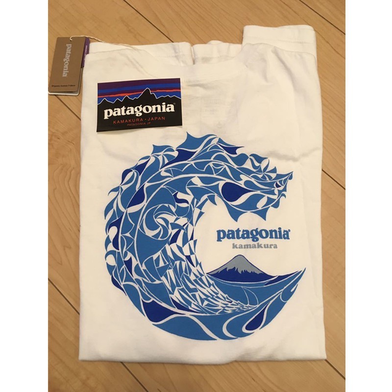 ขายดีที่สุด เสื้อยืดแขนสั้นลําลอง ผ้าฝ้าย ทรงหลวม ลาย Patagonia Patagonia สไตล์ญี่ปุ่น ผ้าคุณภาพสูง
