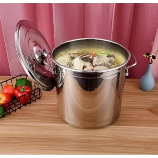 หม้อ หม้อสตูว์ หม้อสแตนเลส หม้อทรงสูง หม้อสแตนเลสแท้ หม้อสตูลทรงสูง 20/25/30/35CM ซม