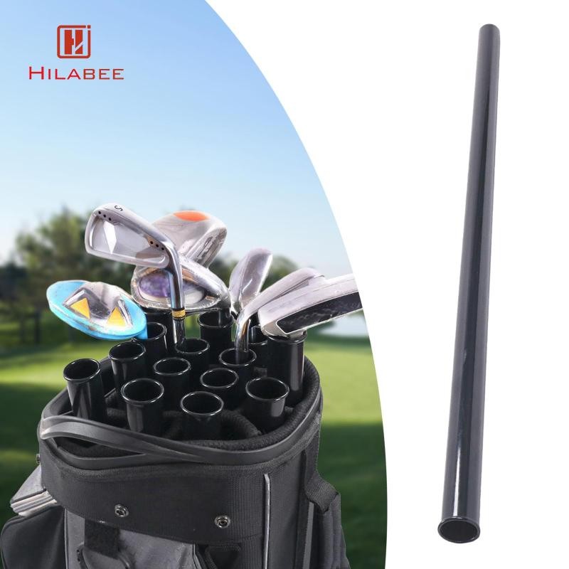 Hilabee Golf Club Tube Black Golf Club Holder สําหรับของขวัญวันพ่อ Beginner Golfer