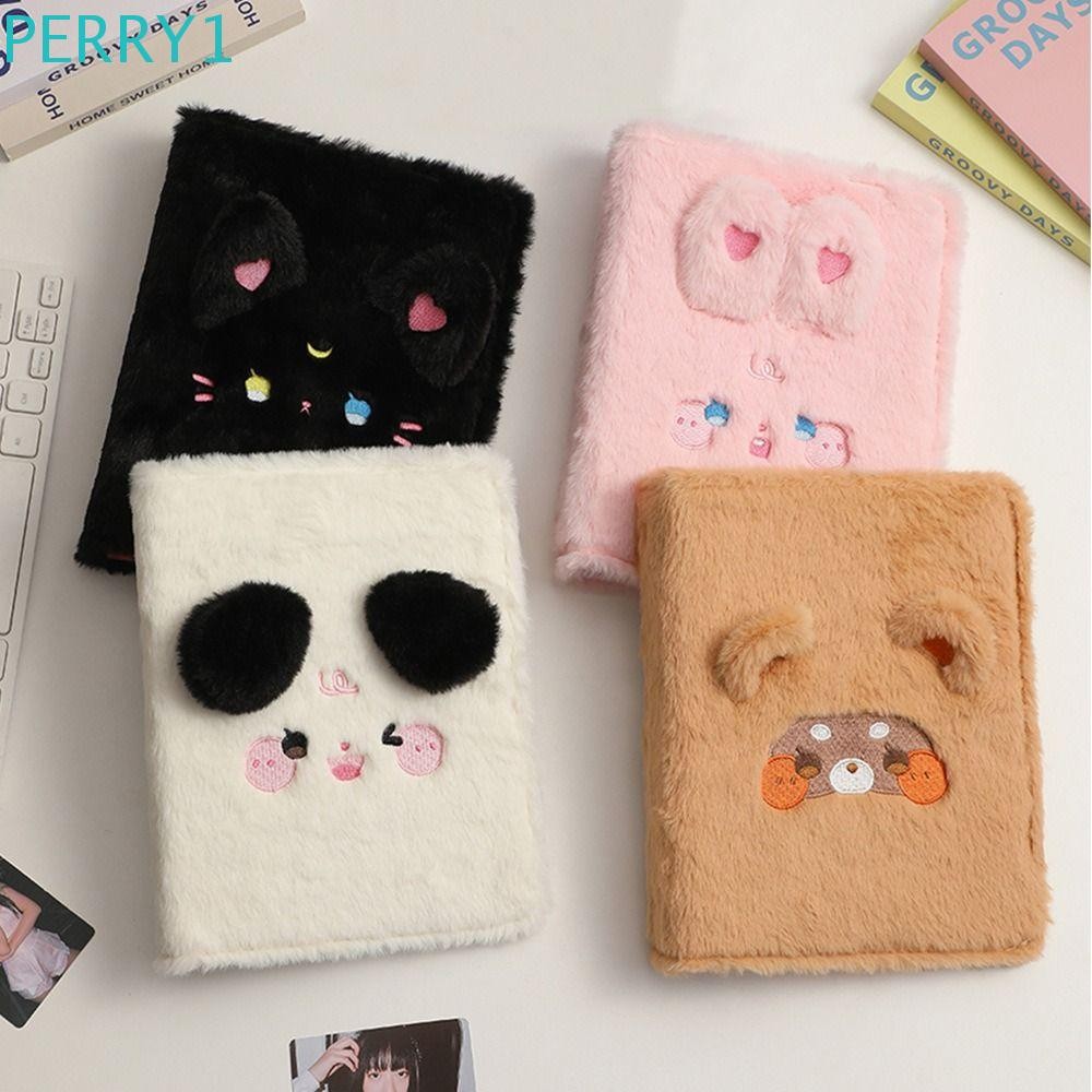PERRY Cat Bear Cards ปกอัลบั้ม, Photocard Holder Card Albums Collection Book Cover, Korean Loose-lea