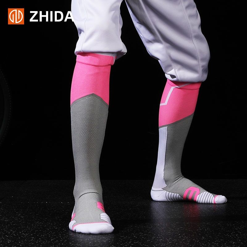 ZHIDA ถุงเท้าฟันดาบมืออาชีพลำกล้องยาว ถุงเท้ากีฬาฝึกซ้อมกันลื่นสำหรับการแข่งขัน