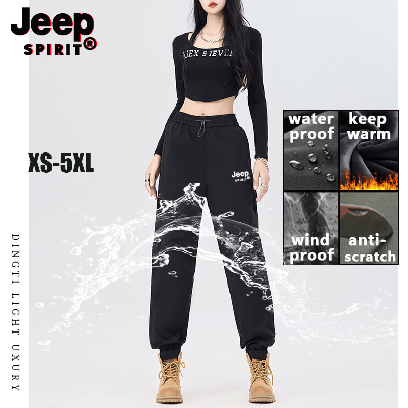 JEEP SPIRIT ฤดูร้อนผู้หญิง Anti Fouling และ Splash Water กางเกงฉุกเฉินหลวมและ Breathable Quick Drying Workwear กางเกง