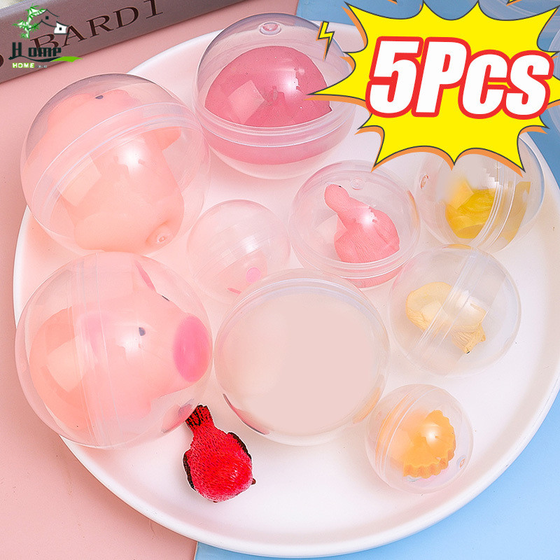 ไข่แคปซูลพลาสติก หน้า ทนทาน 28/35 มม./45 มม./50 มม., อุปกรณ์เสริมเครื่องหยอดเหรียญ, เปลือกเปล่าพื้นผิวเรียบสําหรับ ทําเอง ของเล่นบรรจุภัณฑ์ / ร้อน