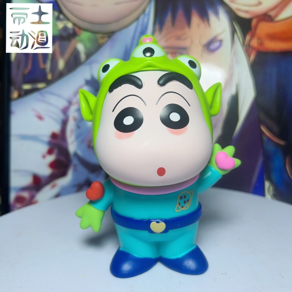 [42% Repurchase Rate] Three-Eyed Aberdeen Shin-Chan รูปวัสดุพลาสติกของขวัญ Aberdeen Aberdeen New Cra