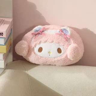 น่ารัก My Melody Headrest Sweet Piano Back Cushion รถที่นั่งเข็มขัดรถ Plush อุปกรณ์เสริมของขวัญสาว