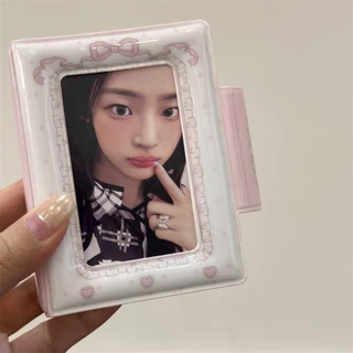 อัลบั้มรูปโพลารอยด์ ประดับโบว์ ขนาด 10 ซม.