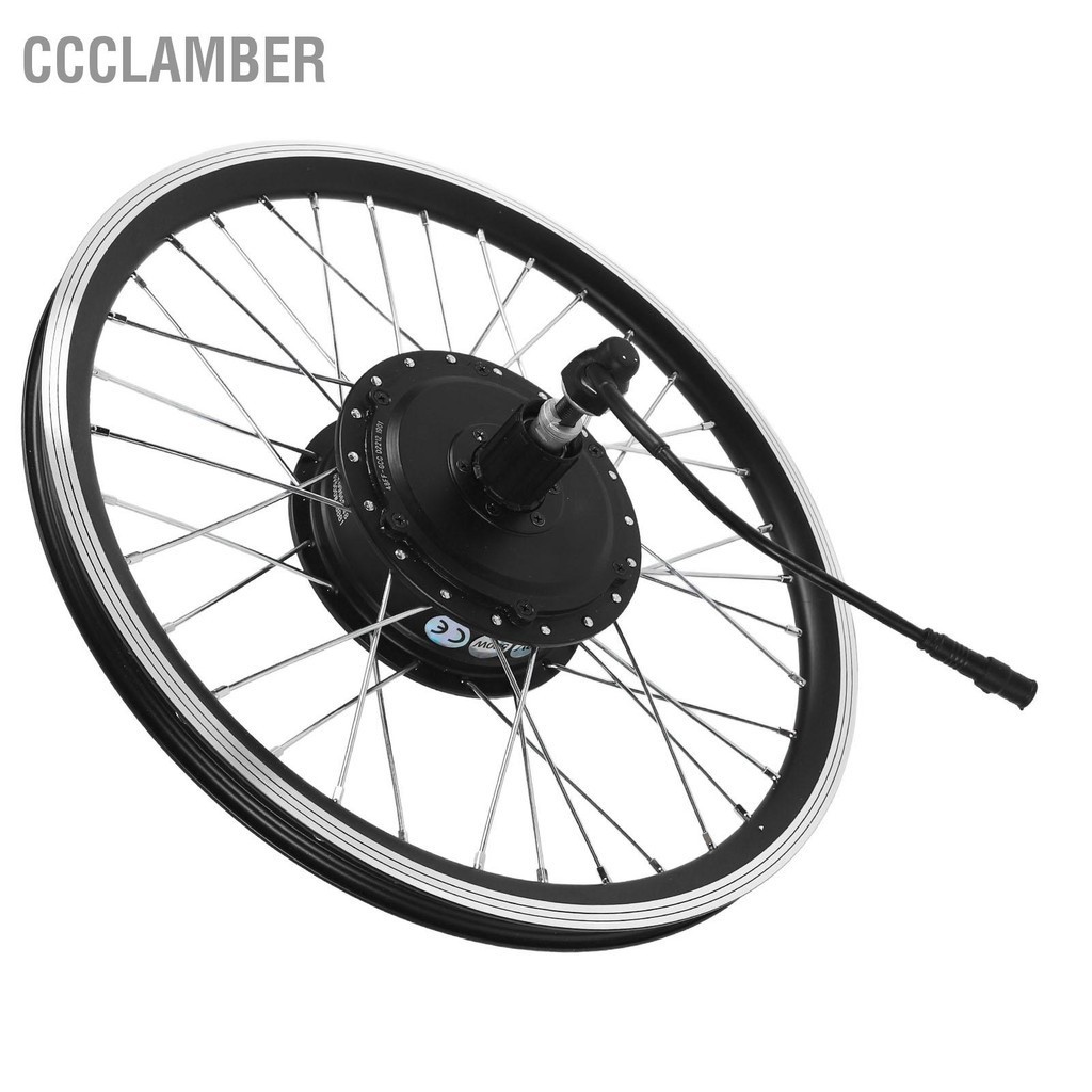 CCclamber 20in 48V 500W ไฟฟ้าจักรยานชุดมอเตอร์ด้านหลังไดรฟ์ CASSETTE ล้อหลังมอเตอร์ที่มีประสิทธิภาพไฟฟ้าจักรยานชุด