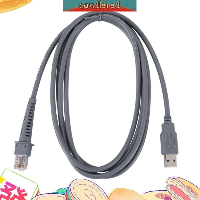 สายเคเบิล USB A ตัวผู้ เป็น RJ45 7 ฟุต 2 เมตร สําหรับเครื่องสแกนบาร์โค้ด LS4278 LS2208 2208AP 1 ชิ้น