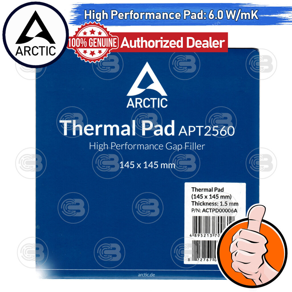 [CoolBlasterThai] Arctic Thermal Pad TP-2 (APT2560)145x145x1.5 mm./6.0 W/mK