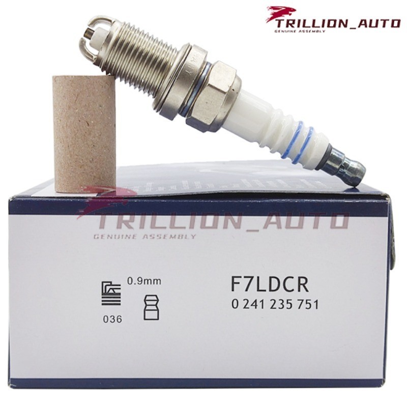 1 ชิ้น / 4 ชิ้น 0241235751 หัวเทียน F7LDCR สําหรับ BWM 3 5 7 12129064619