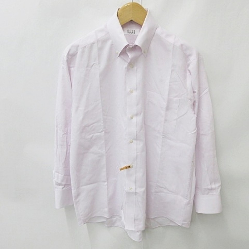 Elle ELLE HOMME shirt shirt long sleeve cotton pink 43-32 Direct from Japan Secondhand
