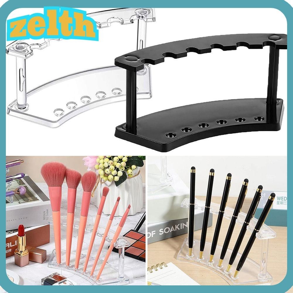 【⚡เวลาจำกัดราคาต่ำ】Zelth ที่วางปากกา แนวตั้ง พลาสติก 6 ช่อง ทนทาน 6 ช่อง สําหรับโรงเรียน