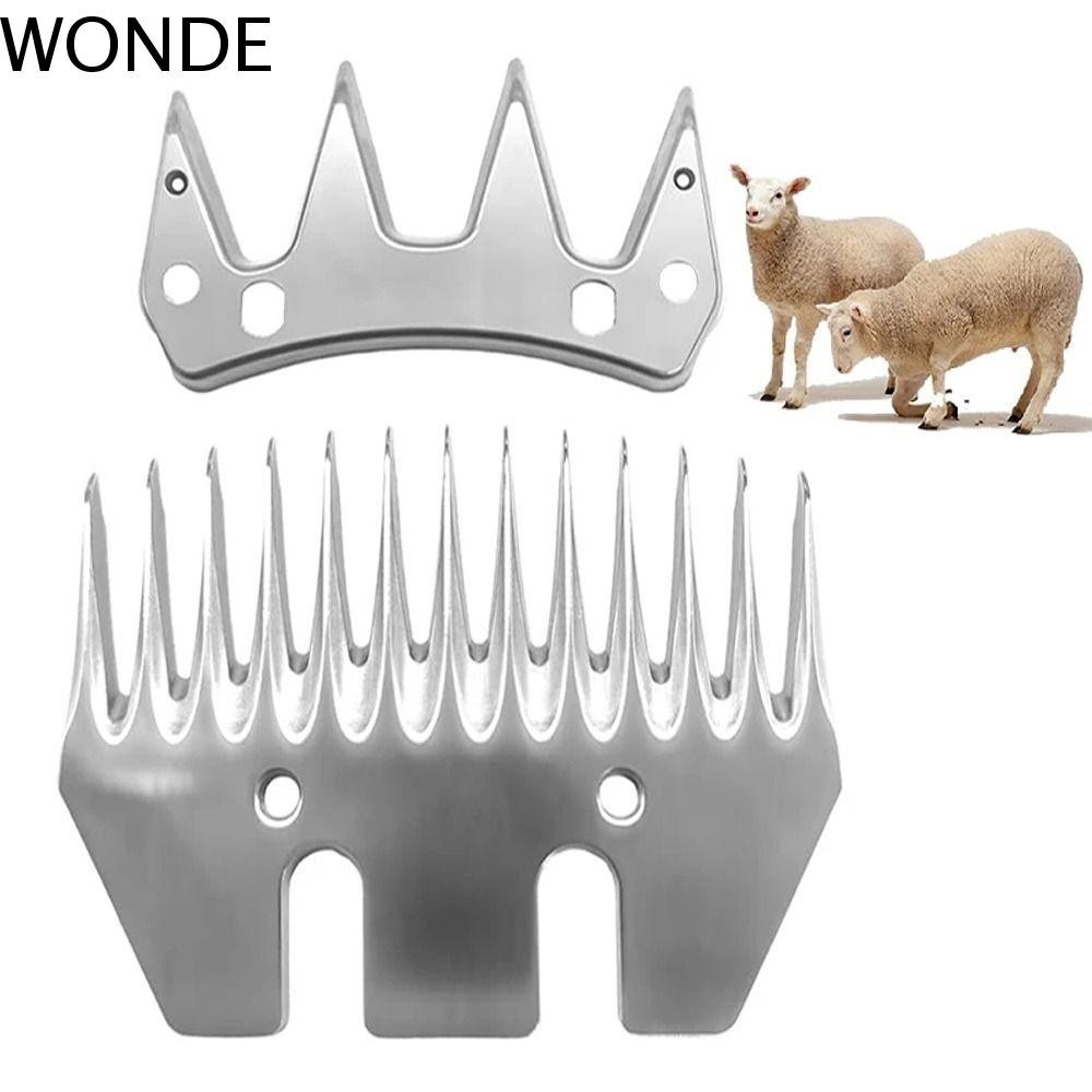 Wonde ใบมีดปัตตาเลี่ยนตัดขนแกะ 13 ซี่ ถอดออกได้ ทนทาน แบบเปลี่ยน สําหรับ Oster Sounder Heiniger Shee