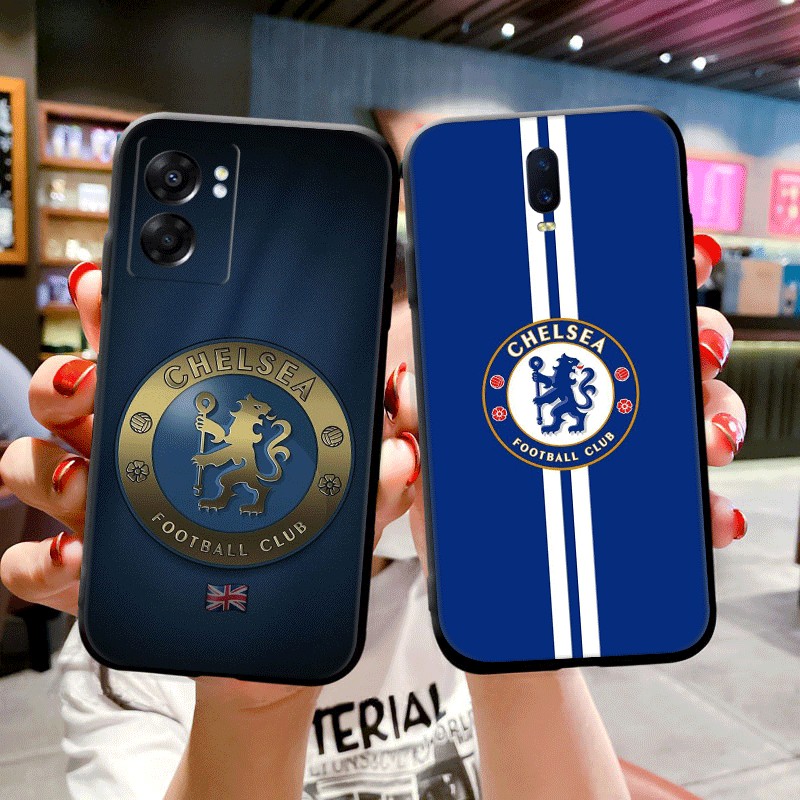 เคสโทรศัพท์ซิลิโคน TPU แบบนิ่ม ลายสโมสรฟุตบอลเชลซี สีดํา สําหรับ OPPO A96 5G A95 4G A78 5G A58 4G A78 4G A38 4G A18 4G ราคา ถูกที่สุด ดีลบีเคเค แกลเลอรีภาพที่ 9