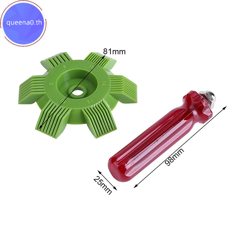 Queena0 หวีแปรงสเตนเลส สําหรับทําความสะอาดหม้อน้ําเครื่องปรับอากาศ - รูปที่ 3