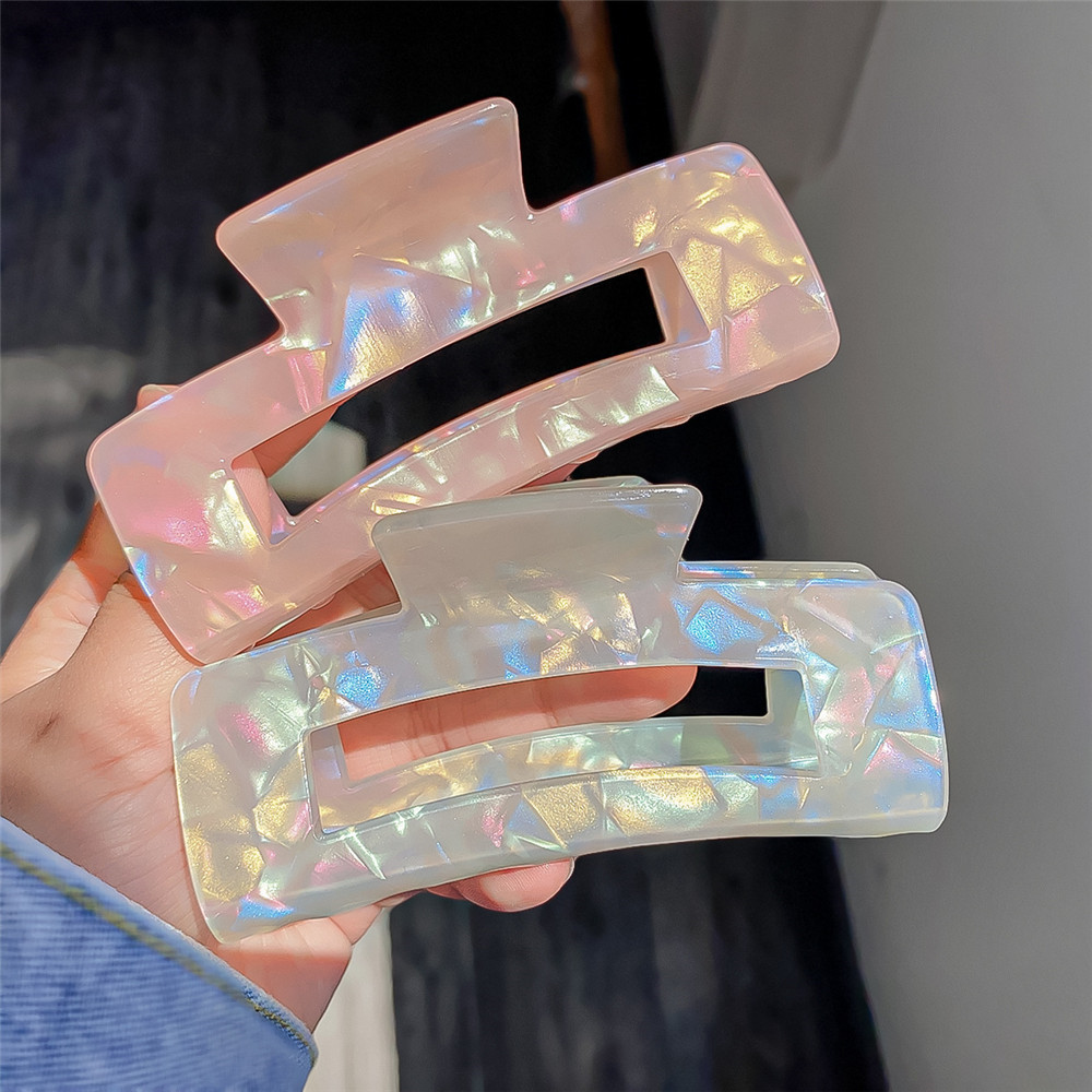 Symphony Mermaid Hair Clip คลิปฉลามขนาดใหญ่เกาหลี Elegant Back of Head Hairpin สําหรับผู้หญิง