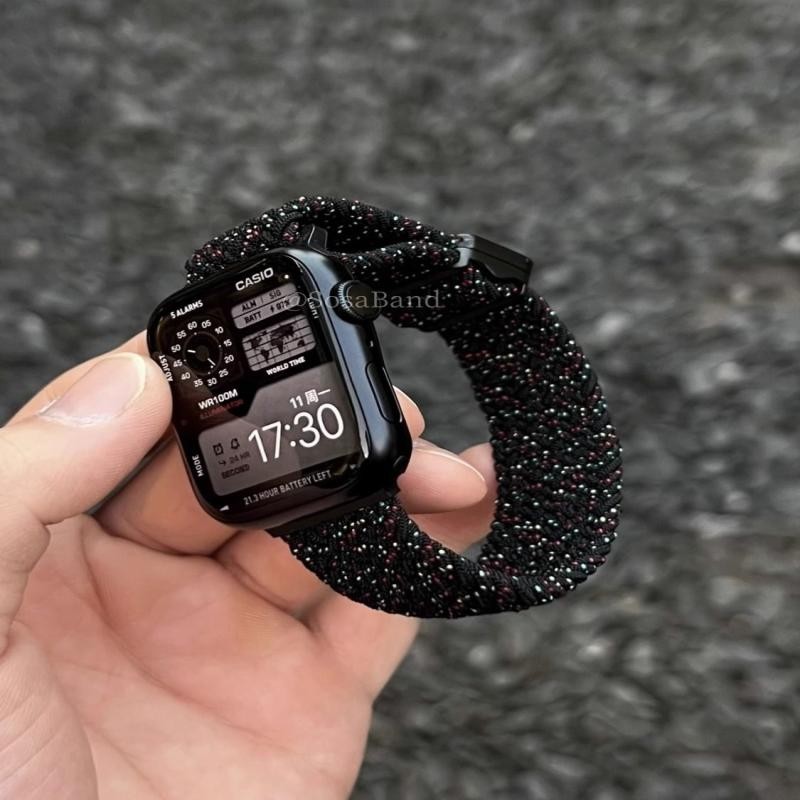 สายนาฬิกาข้อมือไนล่อนถัก แม่เหล็ก ระบายอากาศ ระดับไฮเอนด์ สําหรับ Apple watch 456iwatch 789 Xingyao20240423
