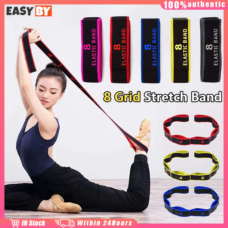 เชือกโยคะ ยางยืดโยคะ แบบยืดหยุ่น Yoga Straching Strap สําหรับออกกําลังกาย  เข็มขัดเริ่มต้นพิลาทิส  ร้านอยู่ที่ไทย