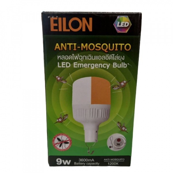 room_shop101 EILON หลอดไฟฉุกเฉินและไล่ยุง USB 9W รุ่น ZSTYN-01 สีขาว