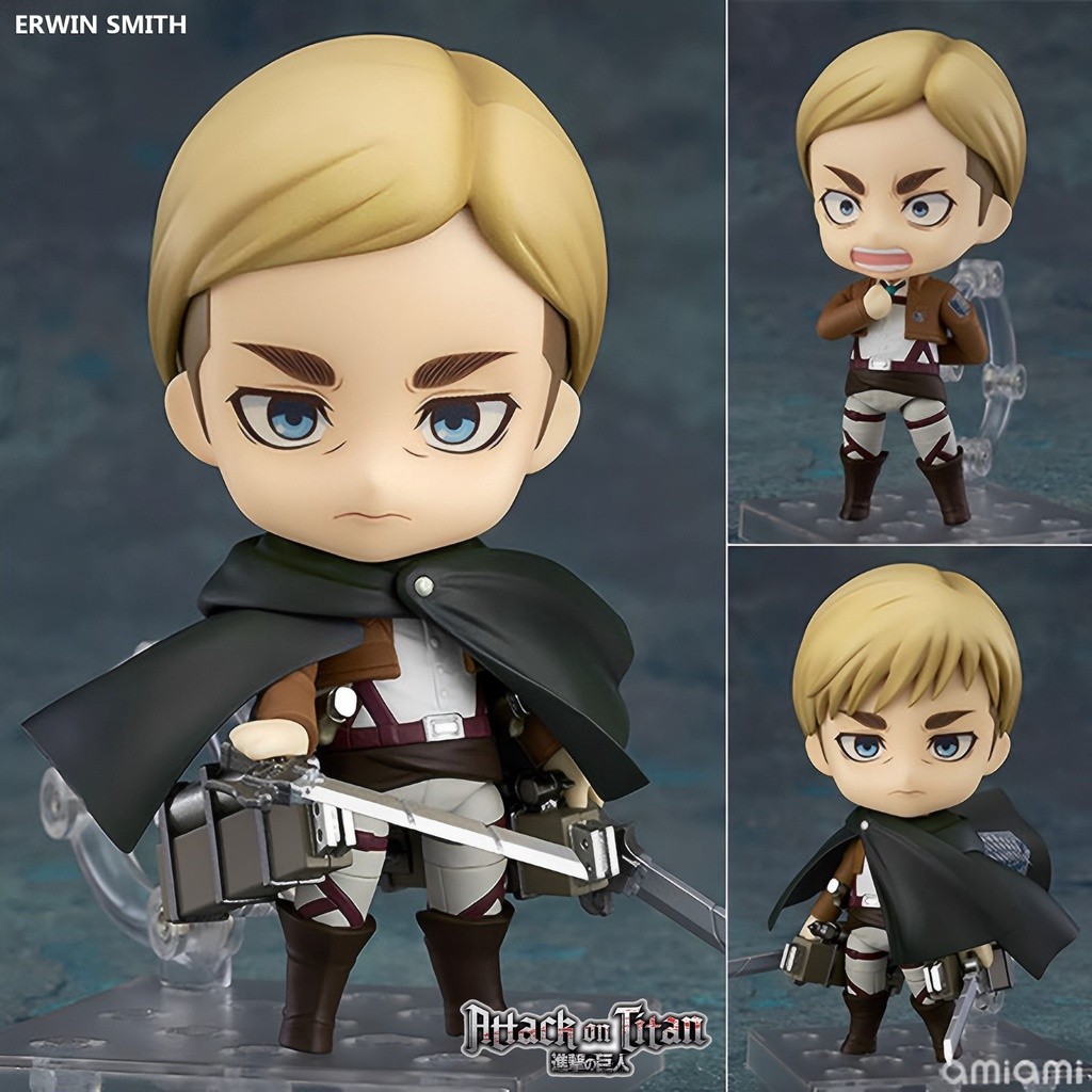 พร้อมส่ง Nendoroid เนนโดรอยด์ Attack on Titan ผ่าพิภพไททัน Erwin Smith เอลวิน สมิธ หัวหน้าบัญชาการหน