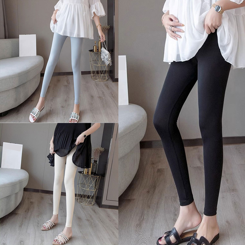 พร้อมส่งสำหรับผู้หญิง ใส่คลุมท้องได้ ผ้ายืดใส่สบาย